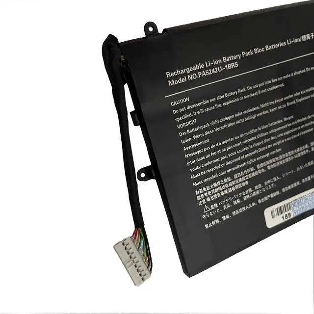 Alt view image 3 of 4 - HBFVG PA5242U-1BRS PA5242U Laptop Battery Replacement for Toshiba Satellite Radius 12 P20W P20W-C-10H P25W-C2300-4K Series(11.4V 43Wh)