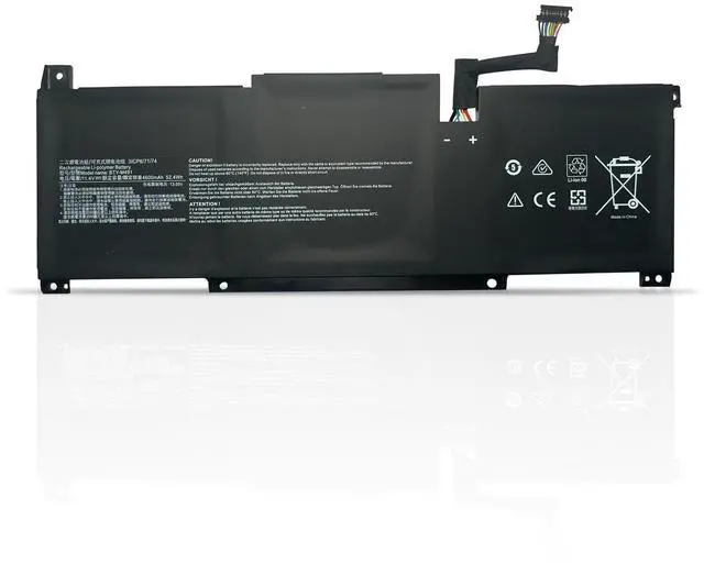Main image of Hubei BTY-M491 3ICP6/71/74 Laptop Battery Replacement for MSI Modern 15 A10RB Modern 15 A10RB-041TW(11.4V 52.4Wh)