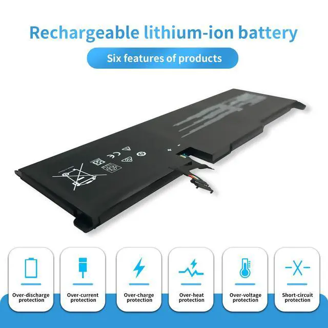 Alt view image 4 of 7 - Hubei BTY-M491 3ICP6/71/74 Laptop Battery Replacement for MSI Modern 15 A10RB Modern 15 A10RB-041TW(11.4V 52.4Wh)