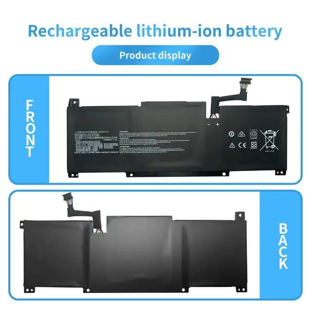 Alt view image 5 of 7 - Hubei BTY-M491 3ICP6/71/74 Laptop Battery Replacement for MSI Modern 15 A10RB Modern 15 A10RB-041TW(11.4V 52.4Wh)