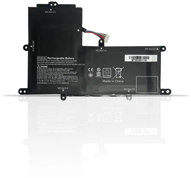 Main image of Hubei PO02XL HSTNN-DB7G TPN-Q166 823908-1C1 823908-2C1 824560-005 HSTNN-IB7G Laptop Battery Compatible with HP Stream 11-R 11-R014WM Pro G2 G3 Series(7.6V 37Wh)
