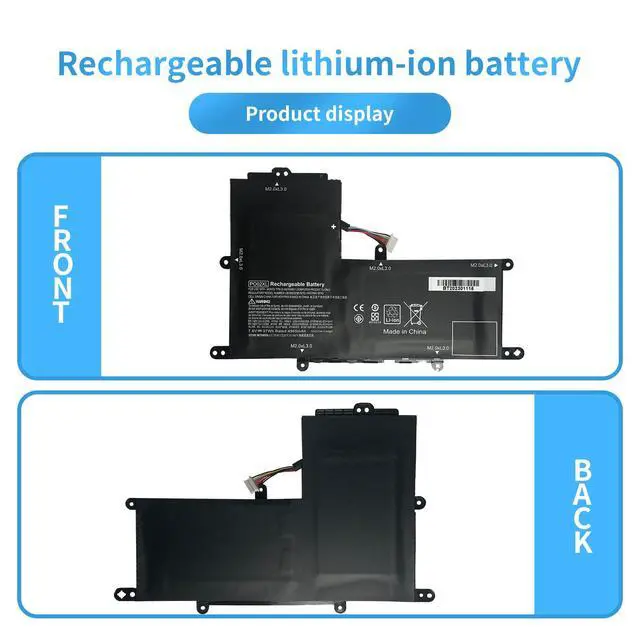Alt view image 5 of 6 - Hubei PO02XL HSTNN-DB7G TPN-Q166 823908-1C1 823908-2C1 824560-005 HSTNN-IB7G Laptop Battery Compatible with HP Stream 11-R 11-R014WM Pro G2 G3 Series(7.6V 37Wh)