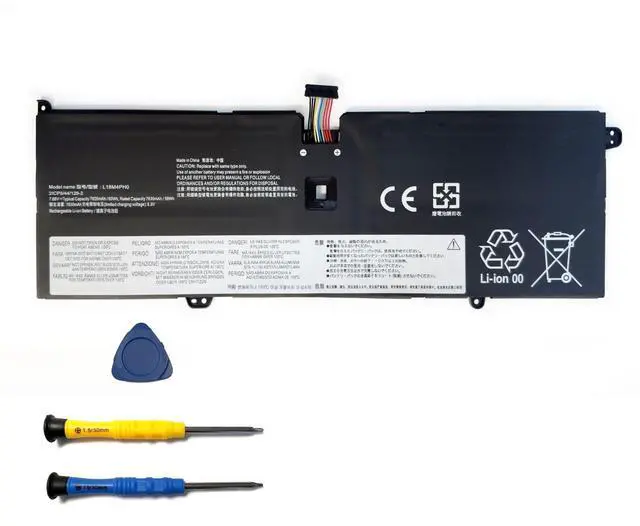 Main image of Hubei L18C4PH0 L18M4PH0 5B10T11585 5B10W67374 5B10T11586 5B10W67180 Laptop Battery Replacement for Lenovo Ideapad Yoga C940-14IIL Series(7.68V 60Wh 7820mAh)