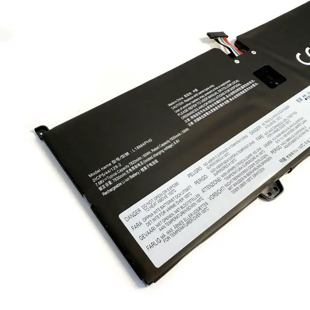 Alt view image 3 of 7 - Hubei L18C4PH0 L18M4PH0 5B10T11585 5B10W67374 5B10T11586 5B10W67180 Laptop Battery Replacement for Lenovo Ideapad Yoga C940-14IIL Series(7.68V 60Wh 7820mAh)