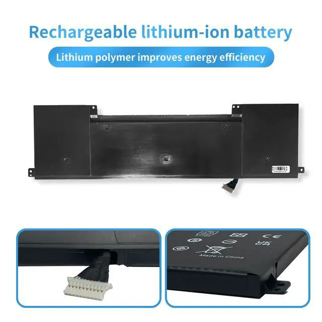 Alt view image 3 of 6 - RR04 Laptop Battery Compatible with HP Omen 15-5000 15-5100 15-5200 15T-5000 15-5001NA 15-5010NR 15-5012TX 15-5116TX 15-5014TX 15-5016TX 15-5220NR 15-5210NV 15-5051NA TPN-W111 Series(15.2V 58Wh)