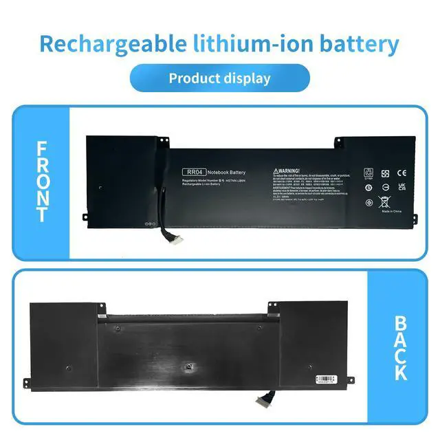 Alt view image 5 of 6 - RR04 Laptop Battery Compatible with HP Omen 15-5000 15-5100 15-5200 15T-5000 15-5001NA 15-5010NR 15-5012TX 15-5116TX 15-5014TX 15-5016TX 15-5220NR 15-5210NV 15-5051NA TPN-W111 Series(15.2V 58Wh)