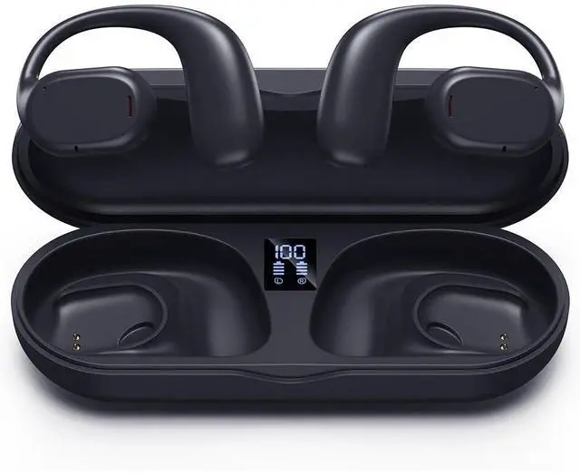 Main image of Wireless Earbuds | Bluetooth Headphones, Non-In-Ear Ear Protection Headphones Wireless Bluetooth 5.3 with LED Display, Up to 8 Hours Playtime Touch Control Sports Waterproof Earbuds Wireless Bluetooth