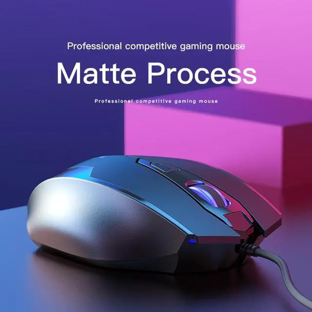 Alt view image 5 of 7 - Ergonomic Gaming Mouse 2400DPI Wired Optical Maus for Computer PC Laptop Accessories Not Bluetooth Mouses Gamer 6 Keys Mice (Black)