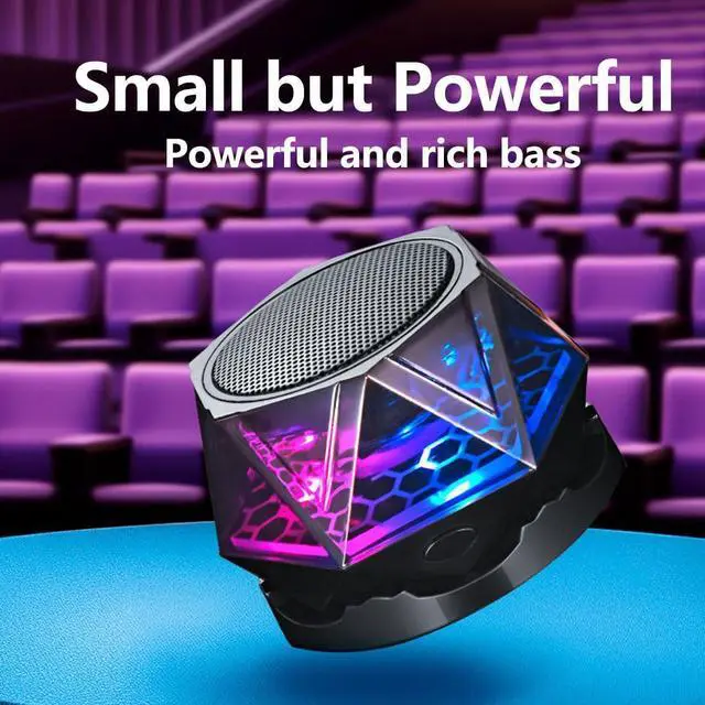 Alt view image 11 of 14 - Bluetooth Speaker,portable bluetooth speakers with Lights,Enhanced Bass, IPX7 Waterproof,Bluetooth 5.3, 24H Playtime,Outdoor Speaker,speakers bluetooth wireless for Party,Travel,Biking,Gift Ideas