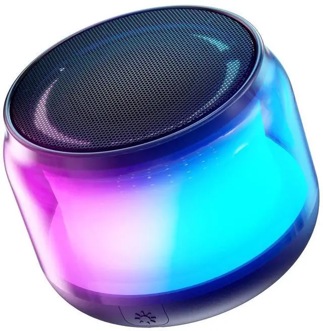 Alt view image 7 of 12 - Portable Bluetooth Speakers with Colorful Lights, Loud Sound, Small Bluetooth Speaker with Wireless Stereo Pairing, Mini Gifts for Kids, Teen, Girls, Boys, Women