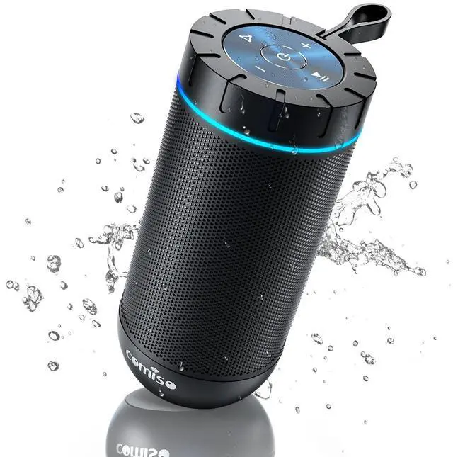 Alt view image 15 of 20 - Bluetooth Speaker, IP65 Waterproof Portable Speaker with 360° HD Stereo Sound, Punchy Bass, TWS Pairing, 24H Playtime, Wireless Speakers for Home/Outdoor/Camping/Beach, Gifts for Unisex