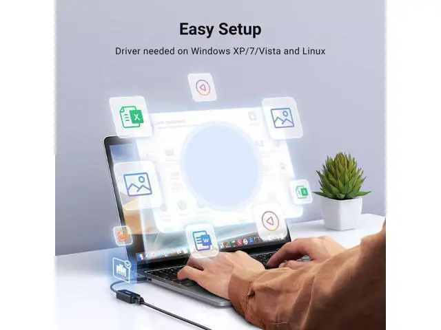 Alt view image 11 of 14 - UGREEN USB to Ethemet Adapter, 10/100 Mbps Network Adapter, with Ax88772D ChipRJ45 Wired LAN Dongle for Laptop, Compatible with Nintendo Switch MacBookChromebook Windows macOS Linux (Not for Wii)