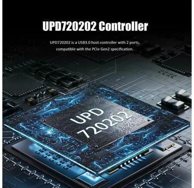 Alt view image 11 of 14 - Vszerda U3023 2-Port USB 3.0 Type-A 5Gb PCIe Expansion Card for Intel, AMD, and ARM Platform, Compatible with Windows and Linux (Not Support Mac OS)