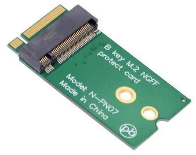 Alt view image 8 of 14 - Vszerda B-Key 22x30mm to 22x42mm Male to Female Extension Adapter for 2230 SSD Wireless Card