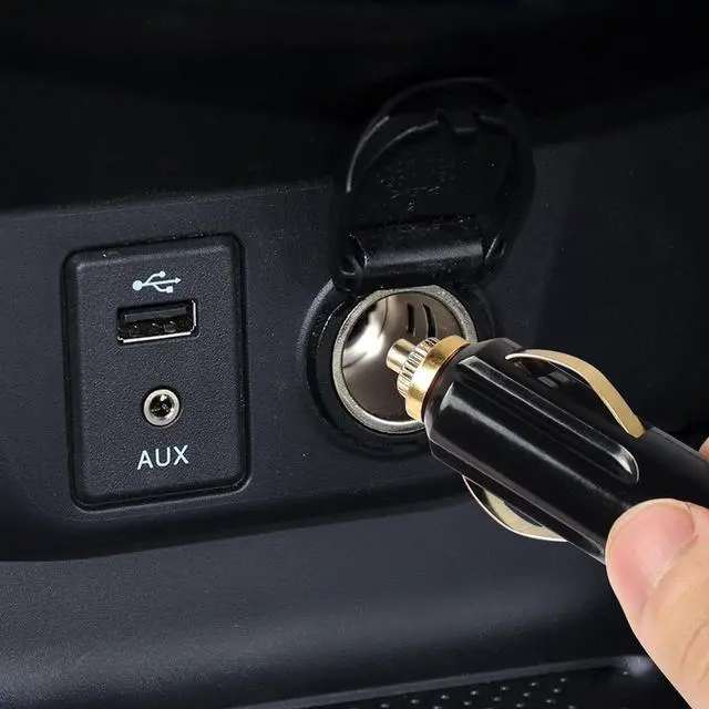 Alt view image 13 of 14 - Cigarette Lighter Male Plug Cable,12V Replacement Car Cigarette Lighter,With 20A Fuse,13AWG Tin-Plated Tail Wire- 2M/6.5FT