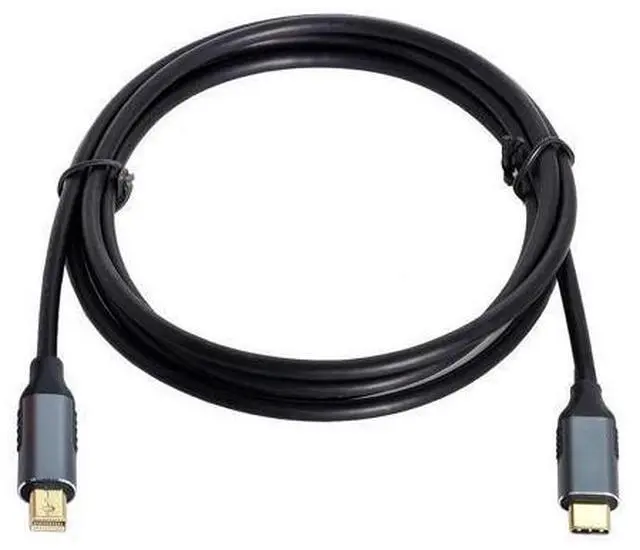 Alt view image 9 of 14 - Vszerda USB 3.1 Type C USB-C Source to Mini DisplayPort DP Displays Male 4K Monitor Cable for Laptop 1.8m
