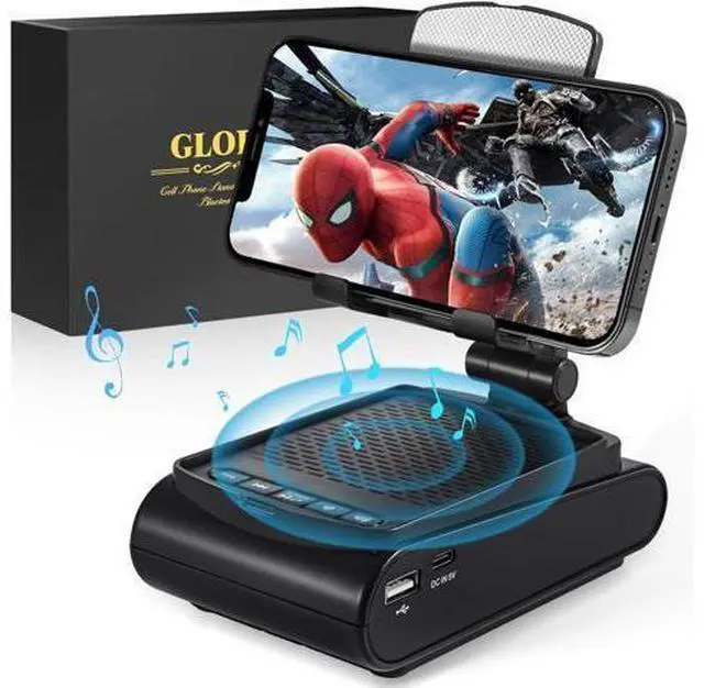 Alt view image 8 of 14 - Birthday Gifts for Men, Cell Phone Stand with Wireless Bluetooth Speaker, Gifts for Dad Him Husband Boyfriend, Cool Gadgets for Men, Unique Gifts