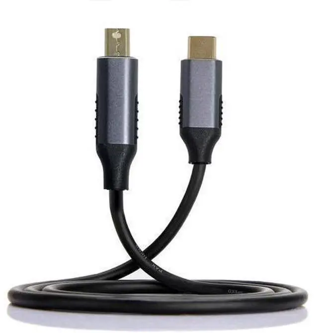 Alt view image 11 of 14 - Vszerda USB 3.1 Type C USB-C Source to Mini DisplayPort DP Displays Male 4K Monitor Cable for Laptop 1.8m