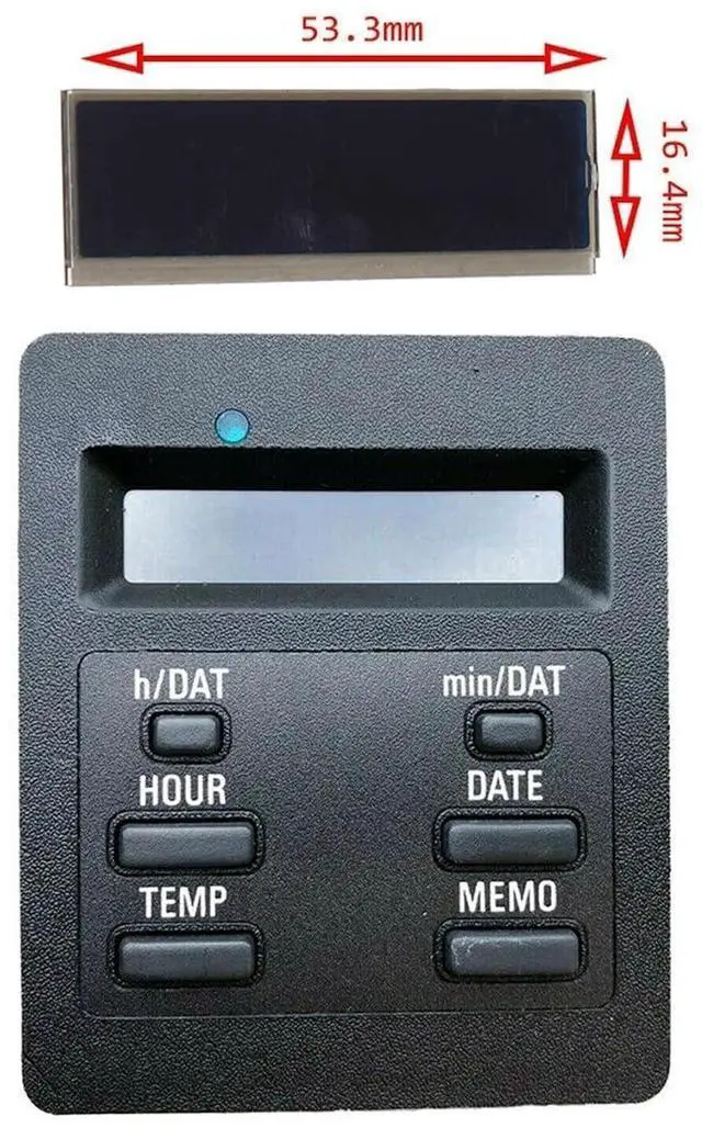 Alt view image 13 of 14 - Car LCD Display 6 Button Computer on Board Display for E28 E30 OBC 325I 318I 325Ix 528 525I 535I 62131377803