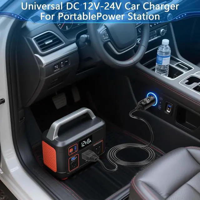 Alt view image 11 of 12 - 16AWG Car Cigarette Lighter to Male XT90 Cable,12V/24V 4.9FT XT90 Car Charger Connector with LED Indicator Lights,for Solar,Motorcycle-1.5M/4.9FT