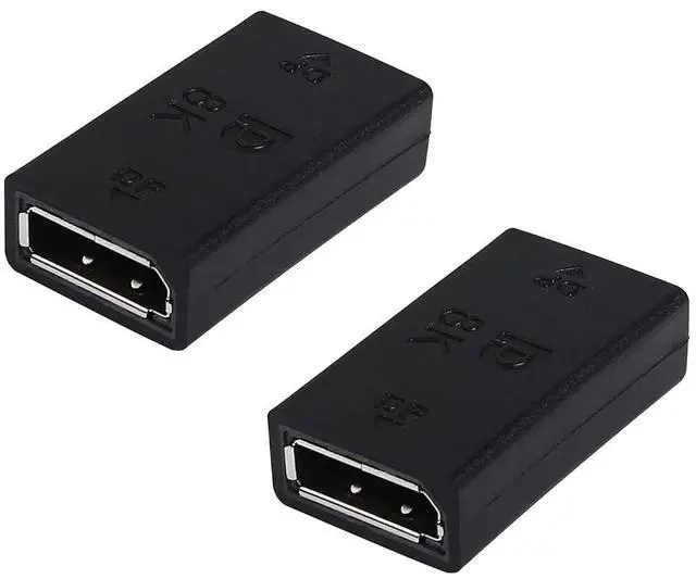 Alt view image 6 of 10 - 8K DisplayPort to DisplayPort Coupler 1.4, DP Female to DP Female Extension Adapter Ultra High Speed Support 8K@60Hz 4K@144Hz(2-Pack)