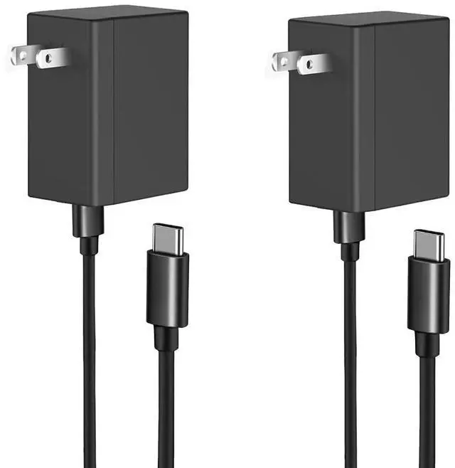 Alt view image 8 of 14 - 2-Pack Switch 2 Charger - AC Adapter for Nintendo 2 /Nintendo1, 6FT Charging Cable, Compatible with Switch/OLED/Lite