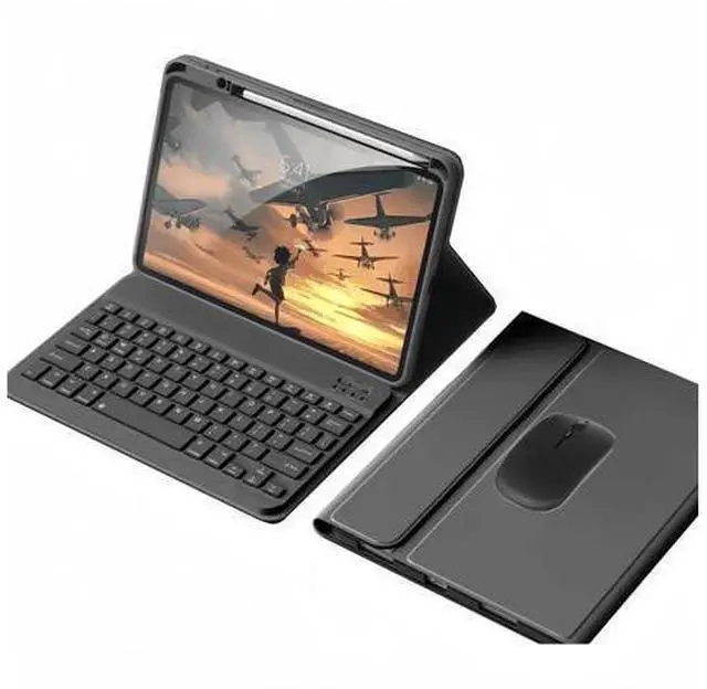 Alt view image 6 of 10 - kaidisen Keyboard Case Mouse for 2021 iPad Mini 6 (8.3 inch) Detachable Cute Color Keyboard Case Support Pencil 2 Charging,Black