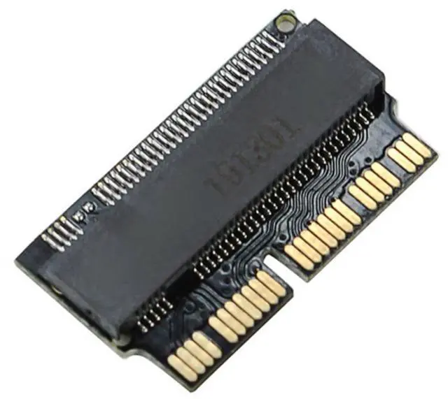 Alt view image 2 of 2 - Full Speed M.2 NGFF AHCI NVMe SSD M Key Converter Adapter Card for 2013-2017 12 + 16Pin