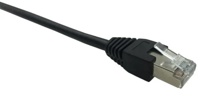 Alt view image 10 of 14 - RJ45 Male to Female LAN Ethernet Network Cat 5e Panel Mount Cable (Black)(1m)