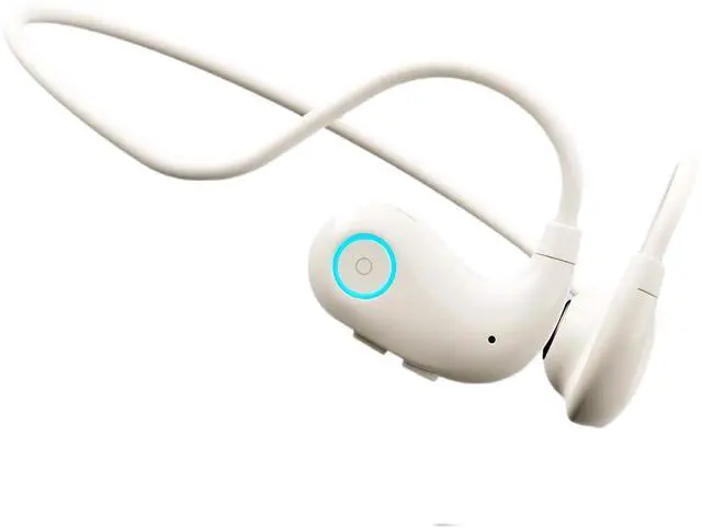 Alt view image 8 of 14 - OWS Wireless Air Conduction Sports Earphone Call Noise Reduction Open Ear Headphone Headset Low Bass Earbud (White)
