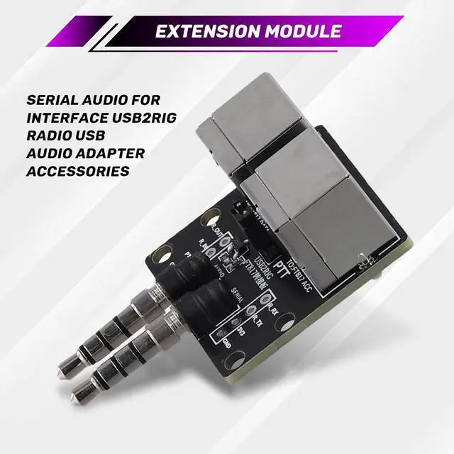 Alt view image 10 of 14 - USB2RIG Interface Module for Seamless USB Sound Card Connection - Top Radio Accessory