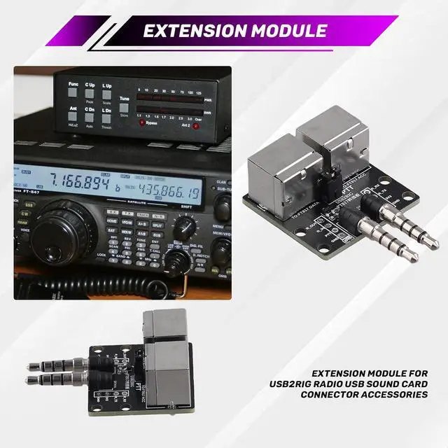 Alt view image 14 of 14 - USB2RIG Interface Module for Seamless USB Sound Card Connection - Top Radio Accessory