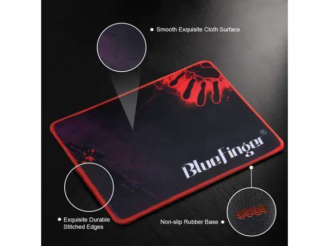Alt view image 9 of 14 - RGB Gaming Keyboard and Backlit Mouse Combo,BlueFinger USB Wired Backlit Keyboard,LED Gaming Keyboard Mouse Set for Laptop PC Computer Game and Work