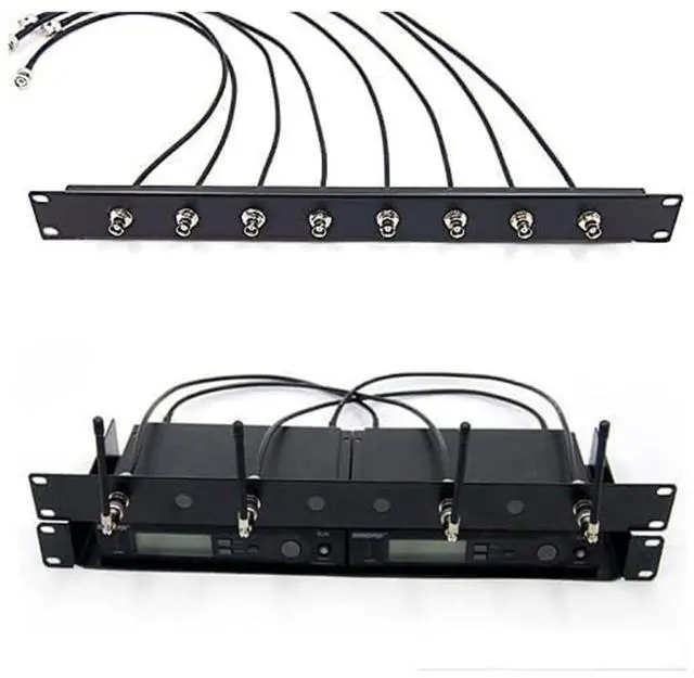 Alt view image 11 of 12 - Wireless Microphone Antenna Extension Cable 2ft with BNC Connector, 2-Pack for Rack Mount Systems