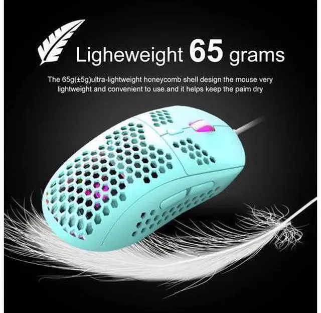 Alt view image 11 of 14 - 60% Gaming Keyboard and Mouse Combo Samll Mini RGB Backlight Mechanical Feeling and Honeycomb Optical Mouse, Mouse pad for Gamers and Typists
