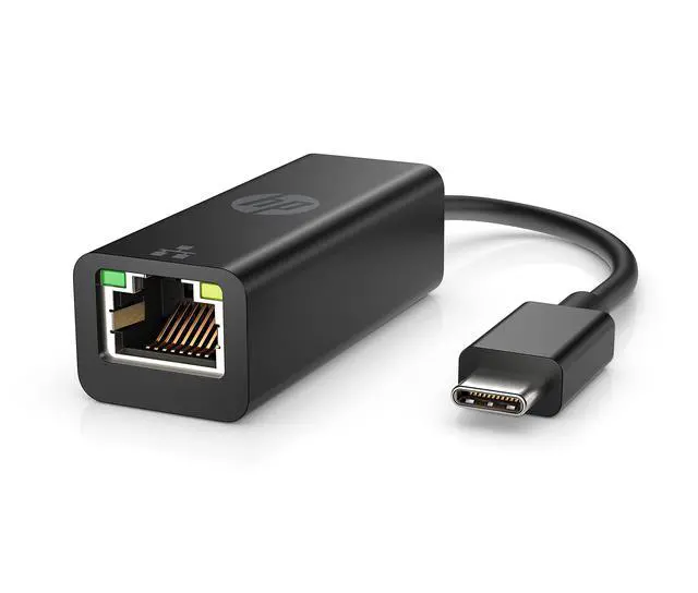 Alt view image 5 of 8 - HP USB-C to RJ45 Adapter G2 (4Z527AA) - USB Type C - 1 Gbit/s Data Transfer Rate - 1 Port(s) - 1 - Twisted Pair - 1000Base-T - Portable