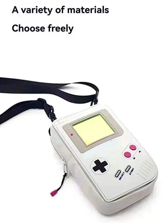 Alt view image 10 of 14 - Yaregelun EVA Game Console Shaped Shoulder Bag Small Messenger Bag for Everyday Use Purse for Game Enthusiasts