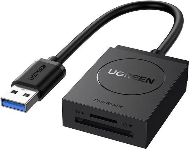 Alt view image 8 of 14 - SD Card Reader USB 3.0 Dual Slot Flash Memory Card Reader TF SD Micro SD SDXC SDHC MMC RS-MMC Micro SDXC Micro SDHC UHS-I for Mac Windows Linux Chrome Read 2 Cards Simultaneously