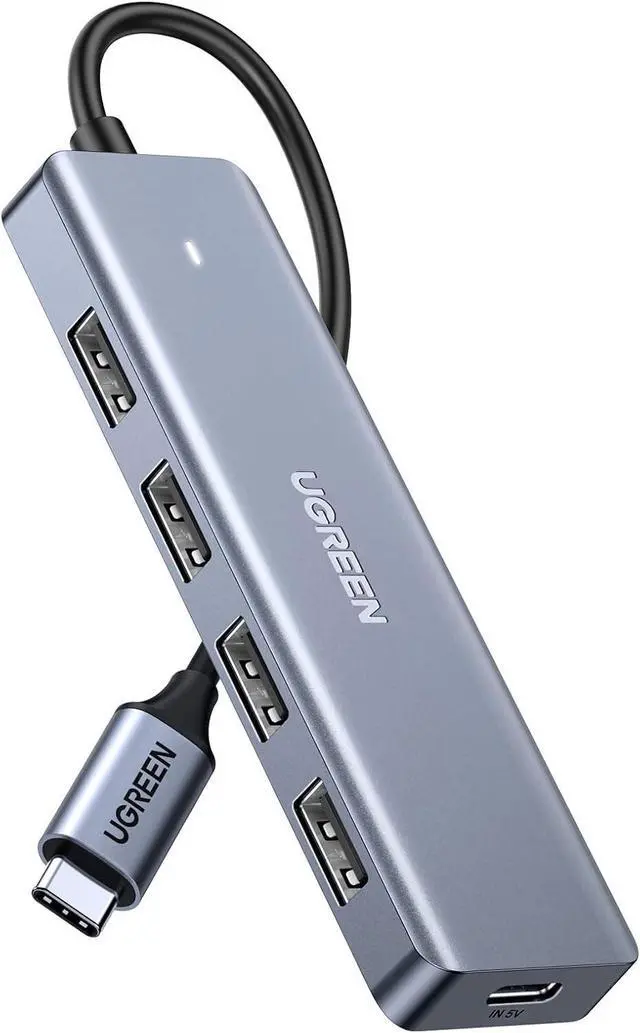 Alt view image 8 of 14 - UGREEN USB C to USB A Hub with 4 USB 3.0 for Laptop, MacBook Pro/Air, Mac mini M4, iMac, iPad Pro, Chromebook, Dell XPS, Galaxy S23, and More, 0.5FT