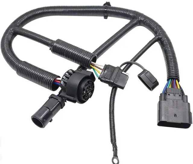 Alt view image 7 of 12 - CARROFIX OE 5L3Z13A576BA Wiring Assembly - Trailer Brake Control Harness 7 Pin Connector for Ford F-150, Lincoln Mark LT