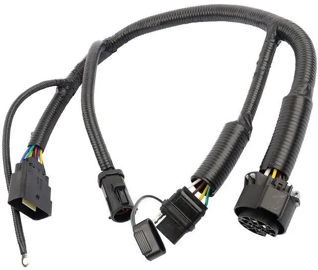 Alt view image 11 of 12 - CARROFIX OE 5L3Z13A576BA Wiring Assembly - Trailer Brake Control Harness 7 Pin Connector for Ford F-150, Lincoln Mark LT