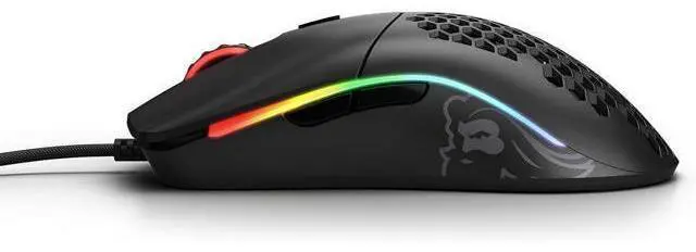 Alt view image 12 of 12 - Glorious Gaming Mouse - Model O Minus 58 g Superlight Honeycomb Mouse, Mouse with Lights -Matte Black Mouse, USB Gaming Mouse