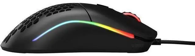 Alt view image 11 of 12 - Glorious Gaming Mouse - Model O Minus 58 g Superlight Honeycomb Mouse, Mouse with Lights -Matte Black Mouse, USB Gaming Mouse