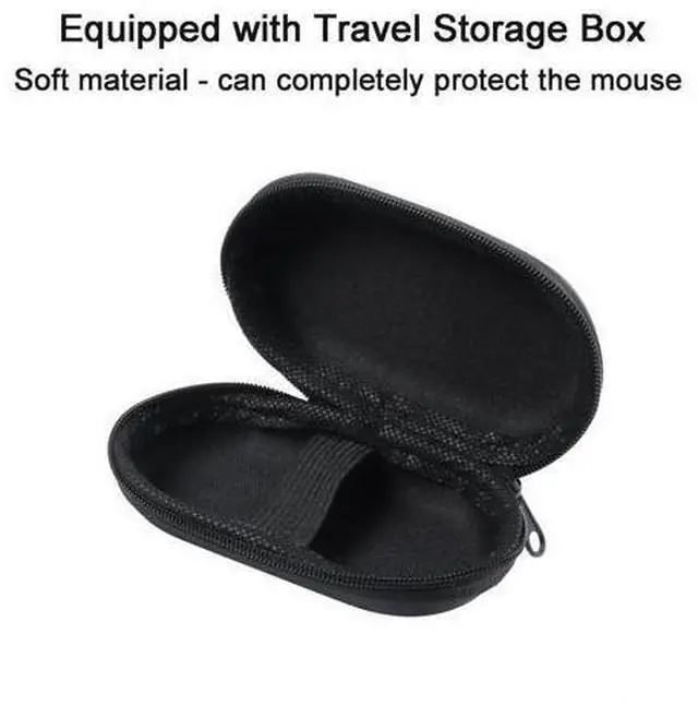 Alt view image 9 of 10 - Samudgate Wireless Mouse, 2.4GHz Ergonomic Mouse Small Handheld Finger Mouse 1200DPI Rechargeable Computer Mouse with Mouse Box,Portable Mini Mouse for Laptop Computer