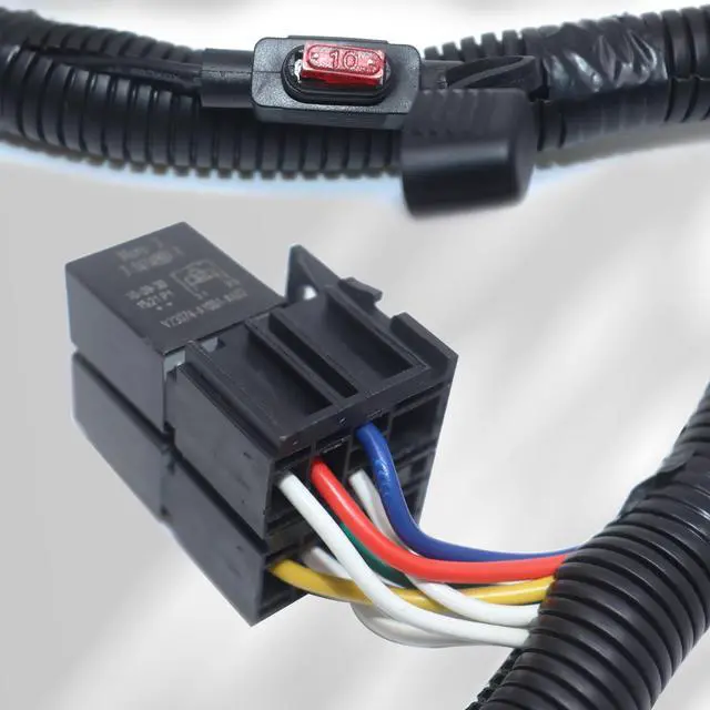 Alt view image 13 of 14 - CARROFIX Custom-Fit Vheicle Wiring Kit with 4 Way Flat Trailer Connector for 2012-2015 Honda Pilot with Factory Tow Package