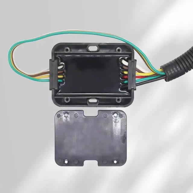 Alt view image 14 of 14 - CARROFIX Custom-Fit Vheicle Wiring Kit with 4 Way Flat Trailer Connector for 2012-2015 Honda Pilot with Factory Tow Package