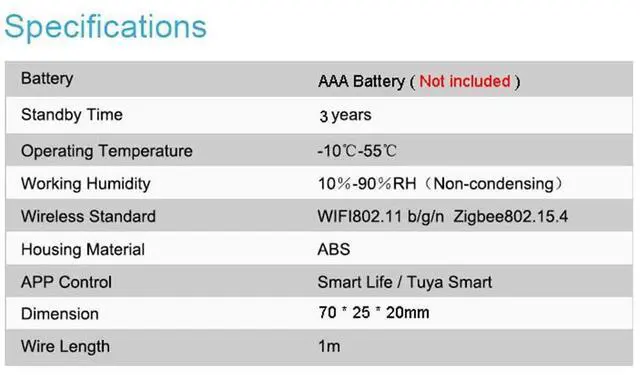 Alt view image 12 of 12 - Tuya ZigBee Water Level Sensor Leakage Alarm Flood Leak Detector Smart Home Water Alert Overflow Alarm Security System