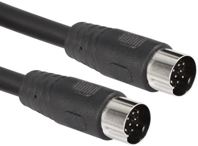 Alt view image 8 of 10 - DIN 13 PIN Male to Male Electrical Signal Control Cable, UL2919 OD9.0MM 13 PIN Extension Cable (M-M) (3m Black)