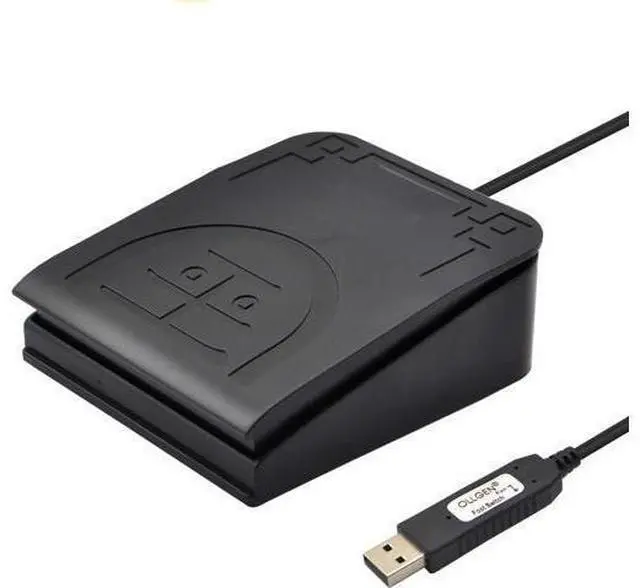 Alt view image 9 of 14 - USB Foot Pedal Mechanical Switch Control One Key Program Computer Keyboard Mouse String Game Macro MIDI Cotroller Action HID (Single Pedal)