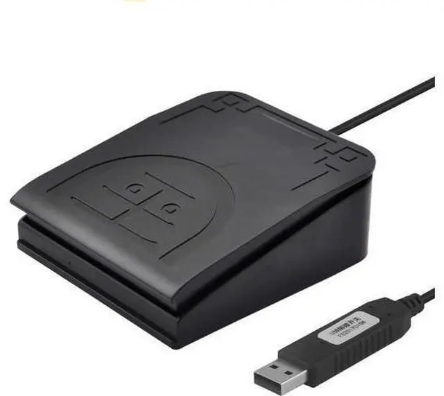 Alt view image 10 of 14 - USB Foot Pedal Mechanical Switch Control One Key Program Computer Keyboard Mouse String Game Macro MIDI Cotroller Action HID (Single Pedal)